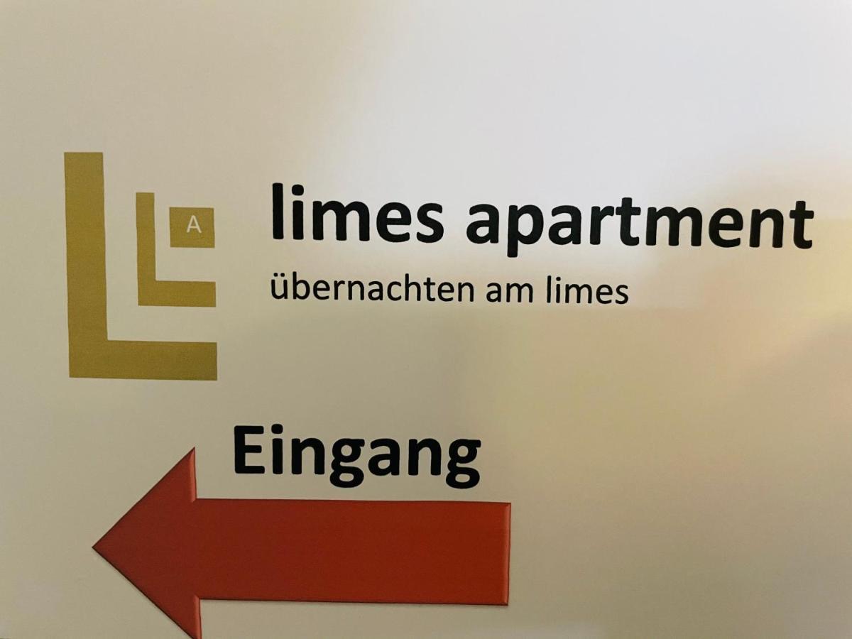 Limes Apartment -Uebernachten Am Limes- Rainau Exteriör bild